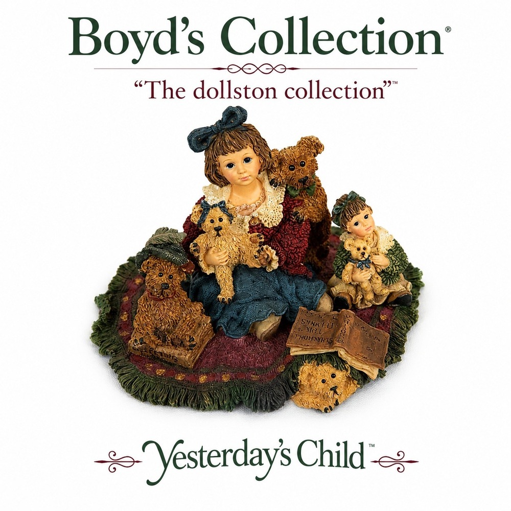 Boyds Yesterdays Child Dollstone Kelly and Company Bear Collector 3542 Figurine